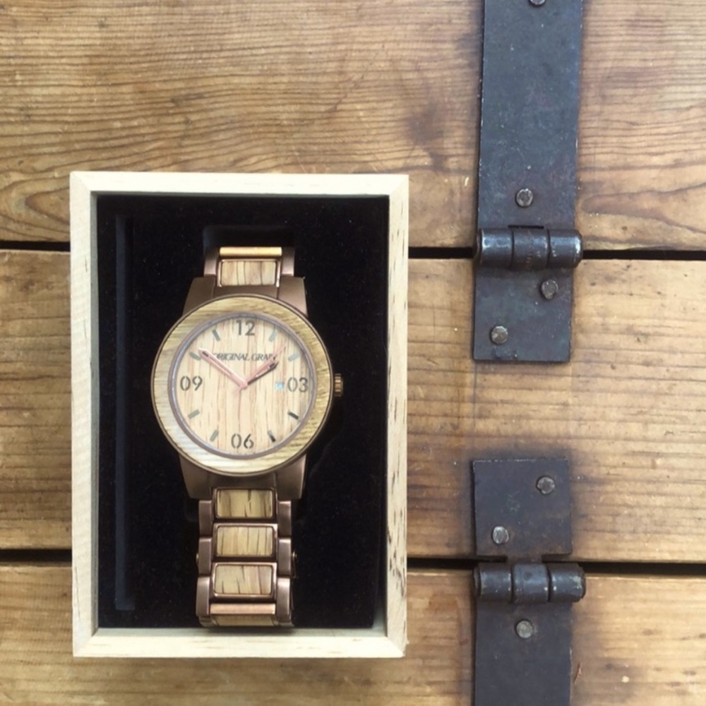 New Whiskey Barrel 47MM Men’s Watch